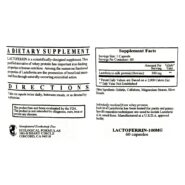 Alternative view of Lactoferrin 100mg - 60 capsules