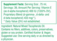 UNIQUE E® Mixed Tocopherols Concentrate Oil – 1 Ounce Pump Bottle - Image 2