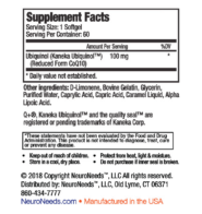 Alternative view of QNEEDS Ubiquinol COQH-CF - 60 softgels