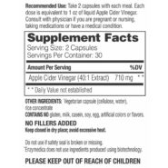 Apple Cider Vinegar - 60 capsules - Image 2