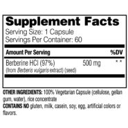 Alternative view of Berberine - 60 capsules
