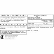 Alternative view of Malic Acid 600mg- 90 capsules