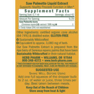 Alternative view of Saw Palmetto - 1 ounce