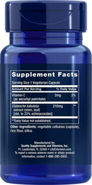 Alternative view of Standardized Cistanche - 30 capsules