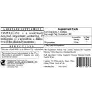 Vinpocetine 10mg - 60 hard gelatin capsules - Image 2