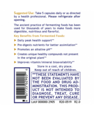 Alternative view of Fermented Greens, Premier - 150 capsules
