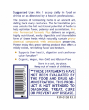 Alternative view of Fermented Turmeric Plus, Premier - 4.7 ounces