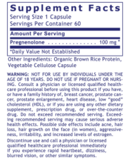 Pregnenolone, Premier - 60 capsules - Image 3