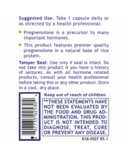 Alternative view of Pregnenolone, Premier - 60 capsules