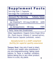 Premier Vitamin D3+K2 (30 Caps) - Image 3