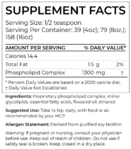 Alternative view of PC (Phosphatidylcholine) - 8oz liquid