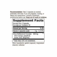 Vitamin C 500mg with Bioflavonoids - 100 capsules - Image 2
