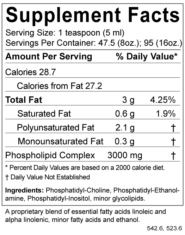 Alternative view of PC (Phosphatidylcholine) - 16oz liquid