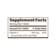 Sustained Release ENDUR-C® Vitamin C with Rose Hips 1000mg - 60 tablets - Image 2
