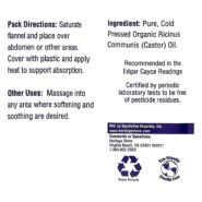 Organic Castor Oil - 16 ounces - Image 2