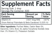 Mycellized Vitamin A Liquid - 30 ml / 1 fl oz - Image 2