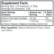 Alternative view of Buffered Vitamin C Powder - Flavored - Bio-Max Series - 7oz / 200 grams