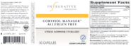 Cortisol Manager Allergen Free 90 vcaps - Image 3