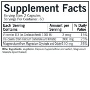 Alternative view of Calcium Magnesium Capsules - Hypo 120 ct