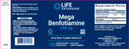 Mega Benfotiamine 250 mg 120 vegcaps - Image 2