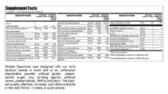 Alternative view of Simple Spectrum Supplement  (144 grams) - 30 servings