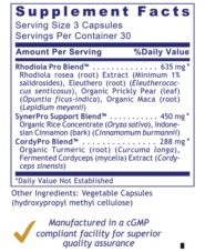 Alternative view of Adaptogen-R3 - 90 capsules
