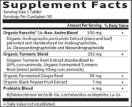 Alternative view of mykind Organics Turmeric Pain Relief - 30 tablets