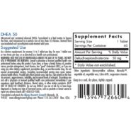 DHEA 50mg Micronized Lipid Matrix - 60 tablets - Image 2