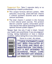 Vitamin C, Premier 60 caps - Image 2