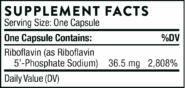 Alternative view of Riboflavin 5'-Phosphate - 60 capsules