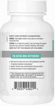 Osteo-MK4 (MK4 + D3) - 60 capsules - Image 3