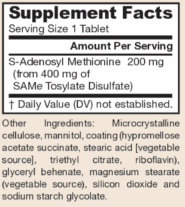 Alternative view of SAM-e 200 mg - 60 tabs