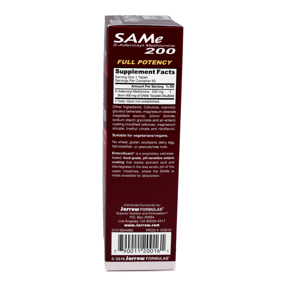 SAM-e 200 mg - 60 tabs - Image 3