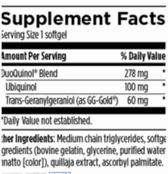 Alternative view of CoQ10 - Nol 100 - 60 softgels