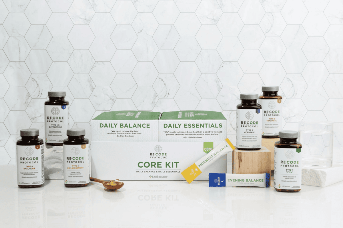 RECODE Core Kit (Daily Essentials pill packs and the Daily Balance powder stick packs)