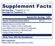 Alternative view of Brain Tincture - 2oz
