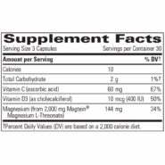 Alternative view of Magtein® L-Threonate Plus - 90 capsules