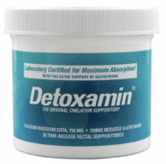 DETOXAMIN 750MG EDTA SUPPOSITORIES with GLUTATHIONE 30ct