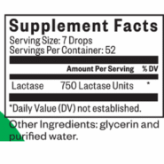 Alternative view of Lactase Drops 52 Servings