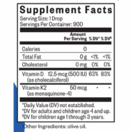 OPTIMAL VITAMIN D3 + K2 DROPS - 900 SERVINGS - Image 2