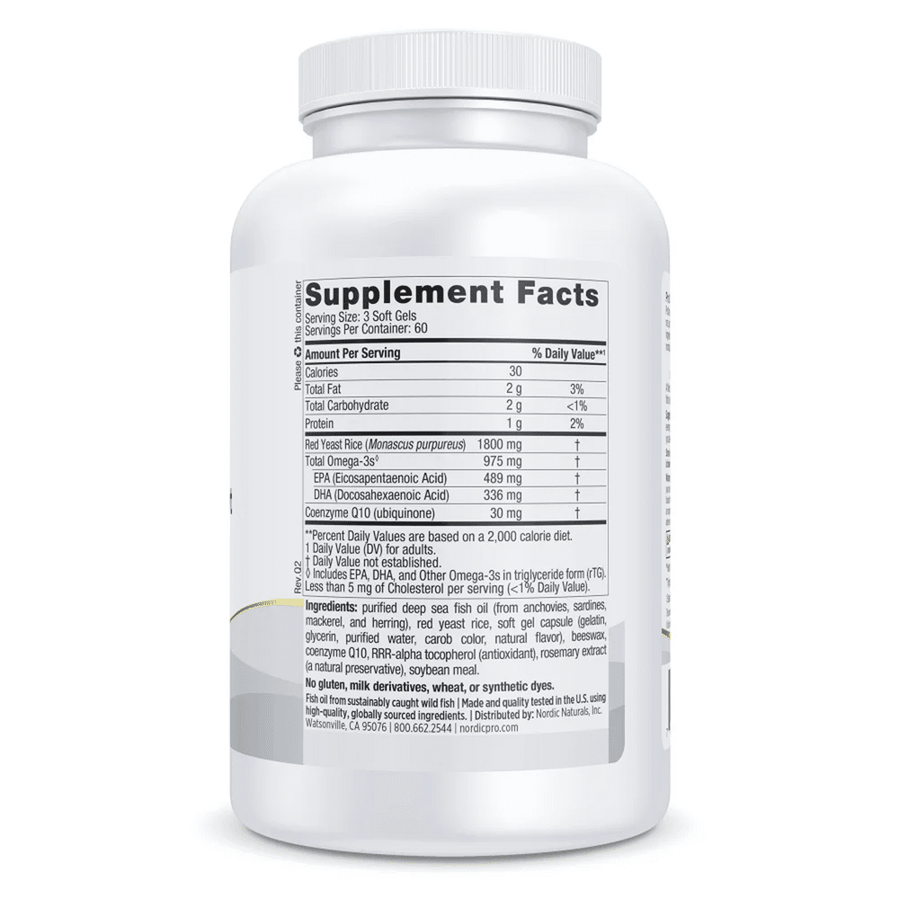 ProOmega Cholesterol Support - 180 softgels - Image 2