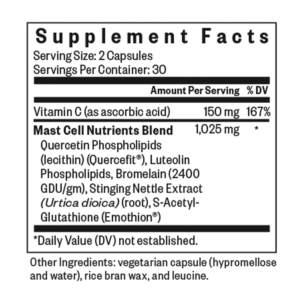 Mast Cell Nutrients - 60 capsules - Image 3
