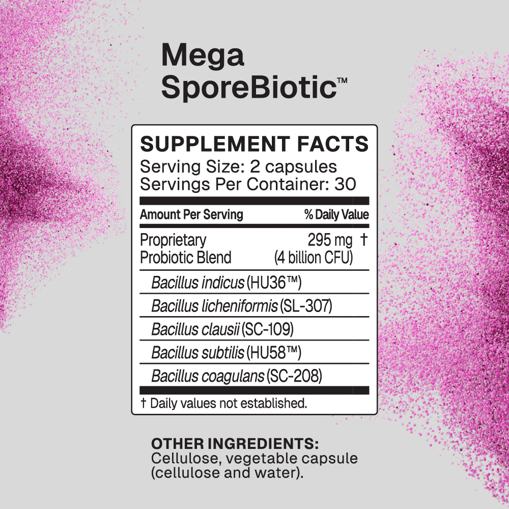 Mega Spore Biotic - 60 capsules - Image 2
