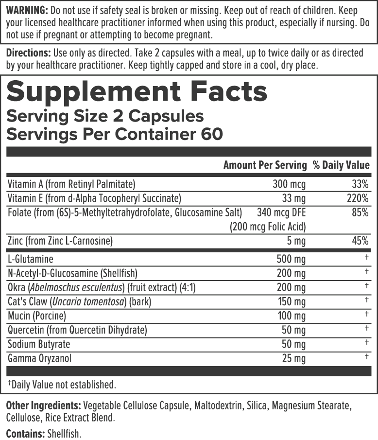 Intestinal Repair Capsules - 120 capsules - Image 2