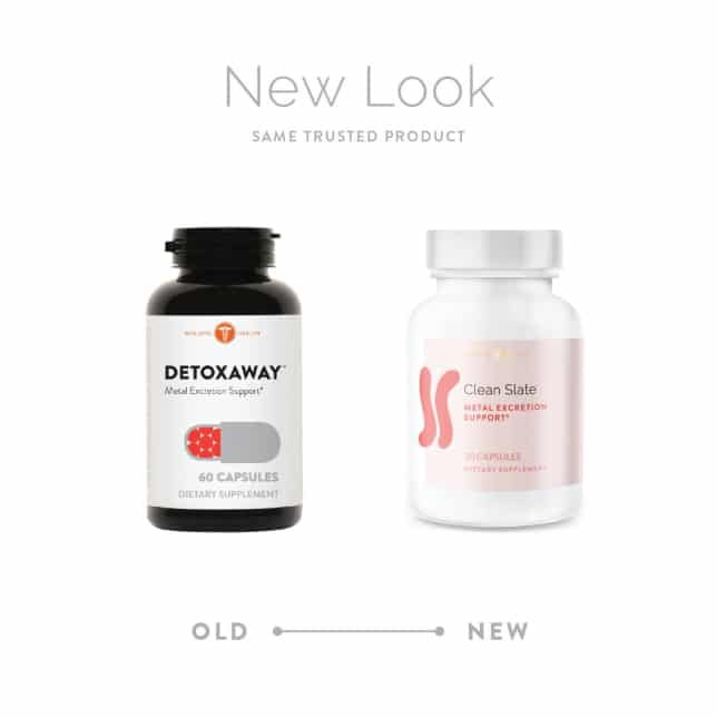 Clean Slate Metal Excretion Support - 30 capsules (formerly DETOXAWAY METAL EXCRETION SUPPORT) - Image 2
